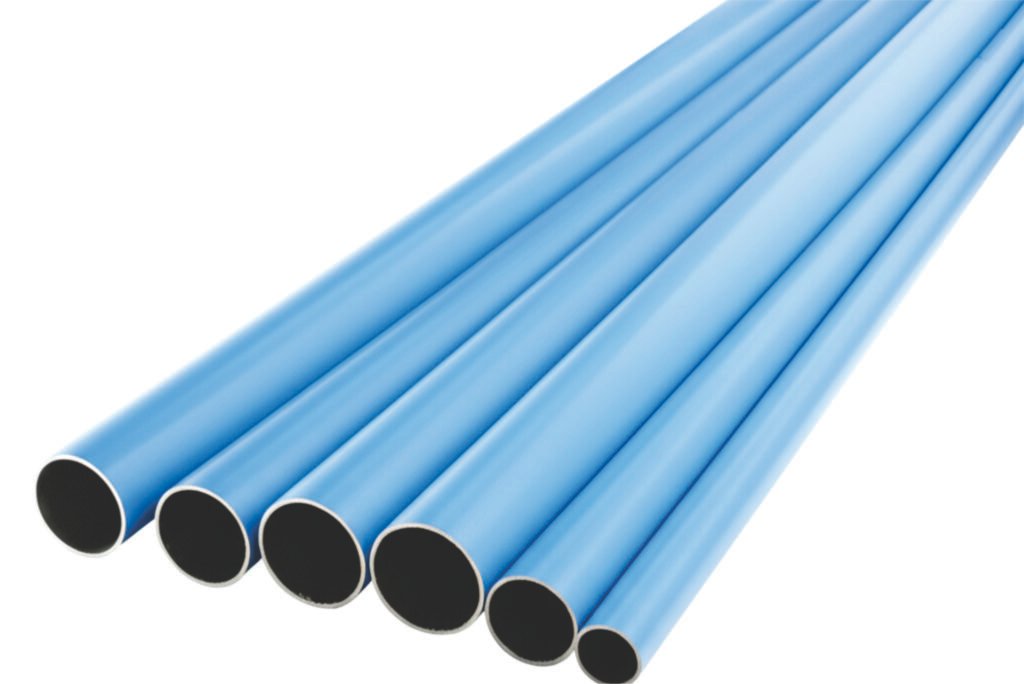 Blue Anodized Aluminium Air Piping